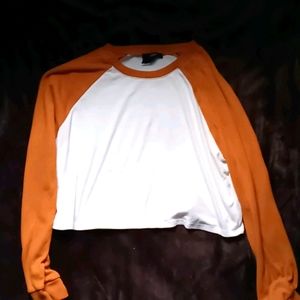 Burnt orange croptop